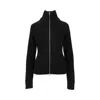 Maison Margiela Full-zip Wool Ribbed Cardigan Clothing In Black