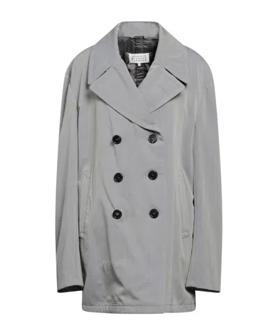 Maison Margiela Full-length Jackets In Gray