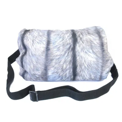Pre-owned Maison Margiela Fur Shoulder Bag () In Gray