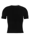 Maison Margiela Cupro Elastane T-shirt In Black