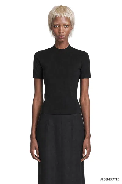 Maison Margiela Fusion Jersey T-shirt In Black