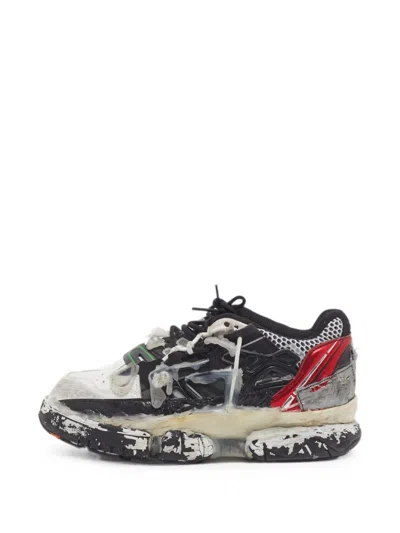 Pre-owned Maison Margiela Fusion Low Top Sneakers In White