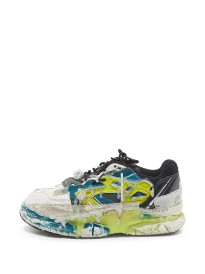 Pre-owned Maison Margiela Fusion Sneakers In White