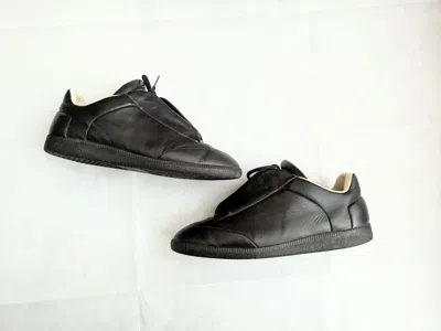 Pre-owned Maison Margiela Future Black 12 45 Low Tops Leather Shoes