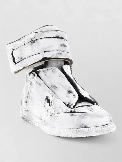 Maison Margiela Future High Top Sneakers Round Toe Sole In Multi
