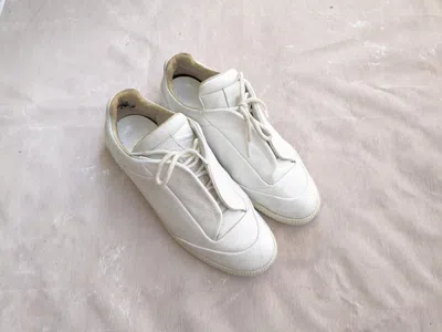 Pre-owned Maison Margiela Future Low White 9 42 Leather Shoes