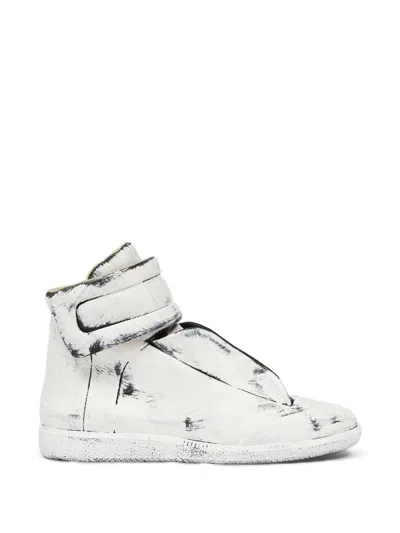 Maison Margiela Future Mid Sneakers In White