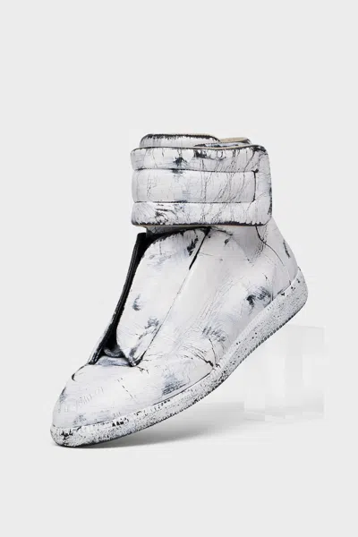 Maison Margiela Future Sneaker Bianchetto Man Mat Bianchetto In Gray