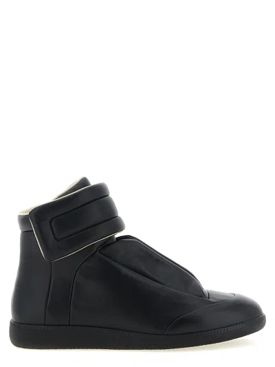 Maison Margiela Future Low Sneakers Ankle Length Rubber Sole In Black
