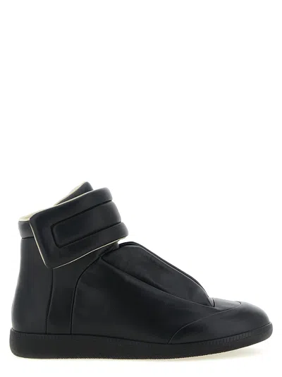 Maison Margiela Future Low Sneakers Ankle Length Rubber Sole In Black