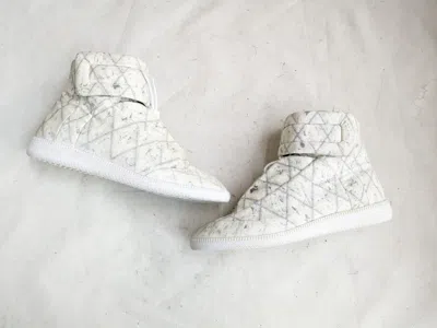 Pre-owned Maison Margiela Future White 10 43 High Top Sneakers