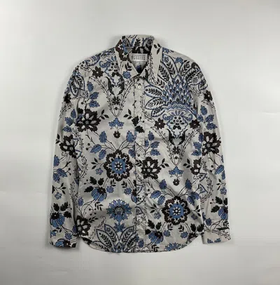 Pre-owned Maison Margiela F/w'15 Floral Long Sleeve In Multicolor