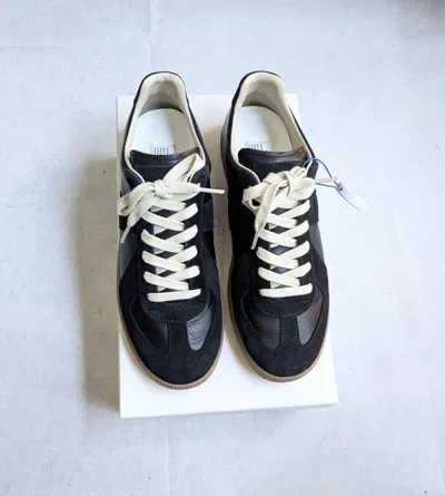 Pre-owned Maison Margiela Gat Replica Black 9 42 Gum Low Tops Shoes
