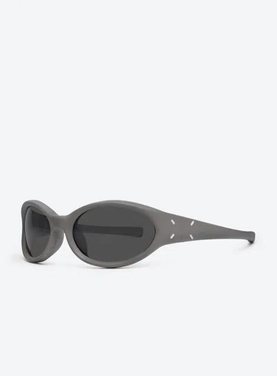 Pre-owned Maison Margiela Gentle Monster X  Mm104 Leather Khaki, 100% South Korea Authentic In Black