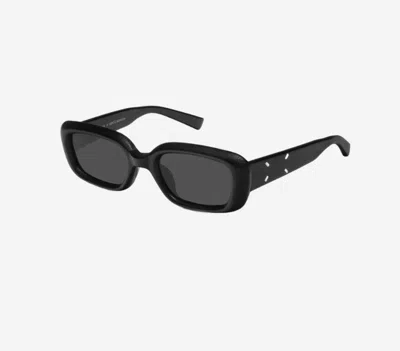 Pre-owned Maison Margiela Gentle Monster X  Mm106 Glasses / Express / Genuine In Leather Black Black