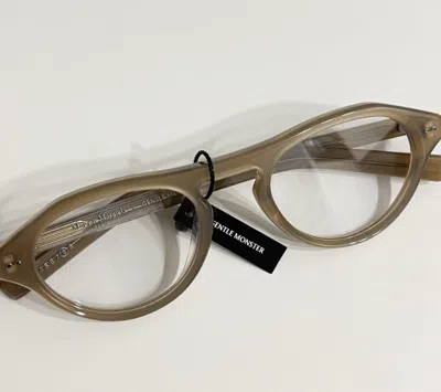 Pre-owned Maison Margiela Gentle Monster X  Mm112 Brown Translucent Clear Mm112-brc9 In Muticolor