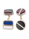 Maison Margiela Geometric Twins With Contrasting Resin Detail