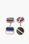 Maison Margiela Geometric Twins With Contrasting Resin Detail