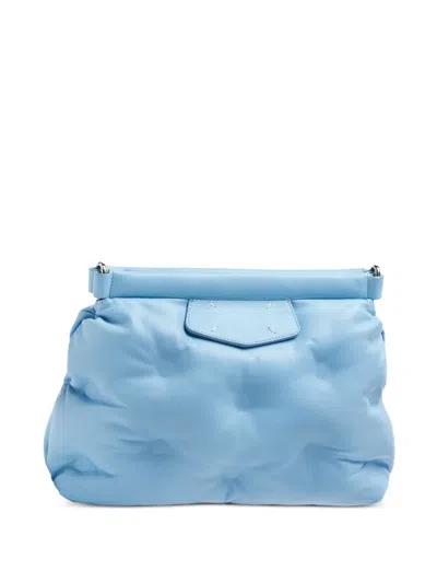 Maison Margiela Gesteppte Clutch In Blue