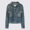 Maison Margiela Jackets Blue And Green In Blue