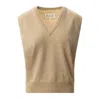 Maison Margiela Knitted V-neck Wool Vest