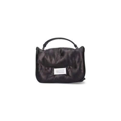 Maison Margiela Glam Flap Small Crossbody Bag In Black