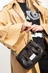 Maison Margiela Small Glam Slam Flap Shoulder Bag In Black