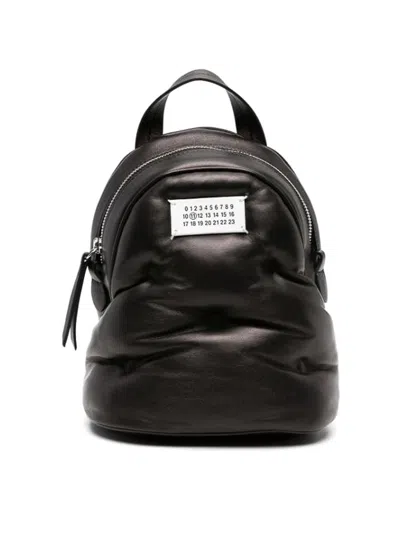 Maison Margiela Glam Slam Black Quilted Leather Backpack