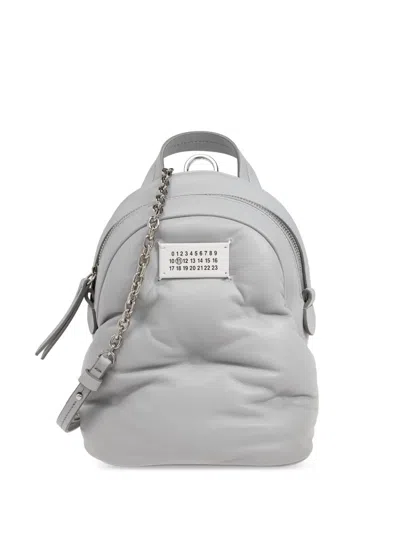 Maison Margiela Glam Slam Backpack In Grey