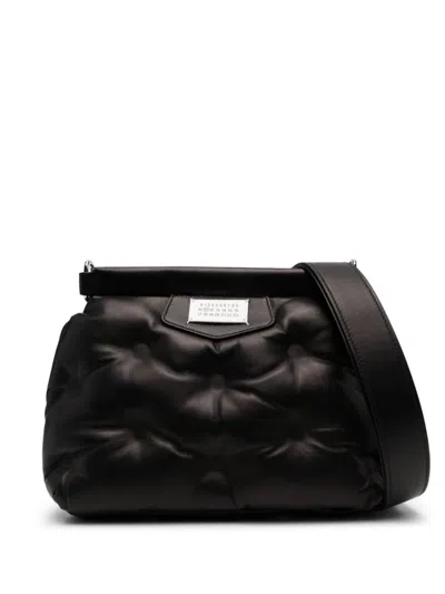 Maison Margiela Glam Slam Quilted Shoulder Bag In Black