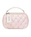 Maison Margiela 'glam Slam' Pink Handbag With Logo Plate And Quilted Design In Pink