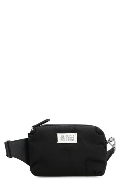 Maison Margiela Logo-patch Belt Bag In Black