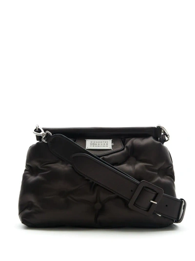 Maison Margiela Glam Slam Classique Small Bag Women Black In Leather In Nero
