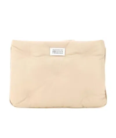 Maison Margiela Glam Slam Clutch Bag In Neutral
