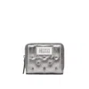 Maison Margiela Glam Slam Embroidered Wallet Small Unisex Metallic Grey