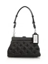 Maison Margiela Glam Slam Embroidery Clutch Small Shoulder Bags Black