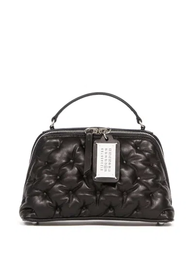 MAISON MARGIELA GLAM SLAM EMBROIDERY TRAPEZOID TOTE BAG