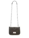 Maison Margiela Glam Slam Flap Bag Small In Brown
