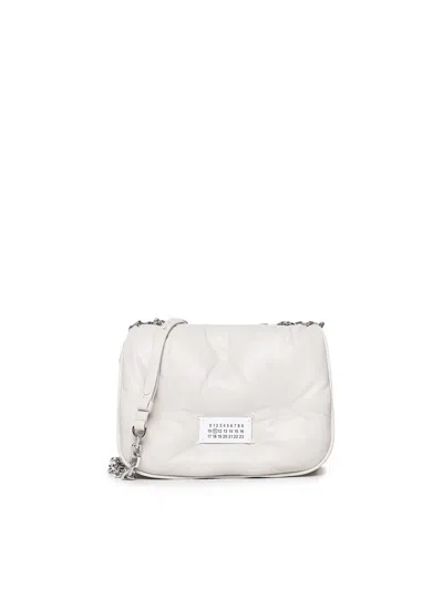 Maison Margiela Glam Slam Flap Crossbody Bag In White