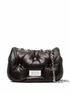 Maison Margiela Quilted Chain Strap Flap Medium In Black