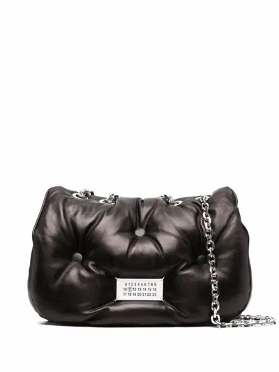 Maison Margiela "glam Slam Flap" Medium Bag Bags In Black