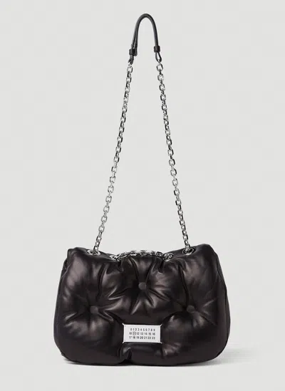 Maison Margiela Glam Slam Flap Medium Shoulder Bag In Black