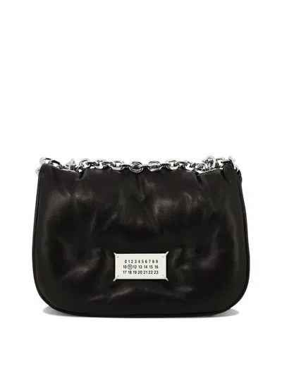 Maison Margiela Glamorous Black Shoulder Bag For The Chic Woman