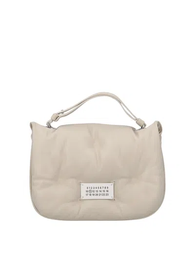 Maison Margiela Glam Slam Flap Small Bag In Grey