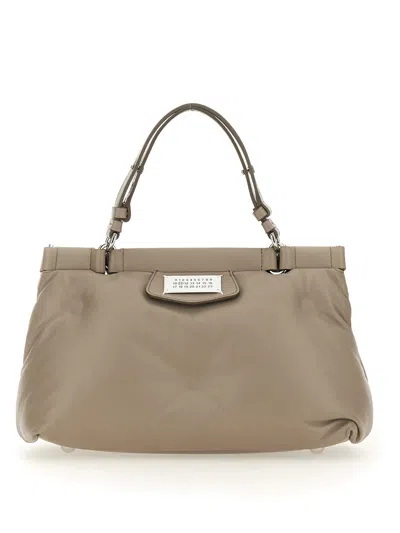 Maison Margiela Glam Slam Handbag Small In Dove