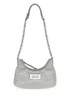 Maison Margiela Women Ice Nappa Leather Micro Glam Slam Hobo Shoulder Bag