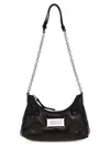 Maison Margiela 'glam Slam Hobo Micro' Shoulder Bag In Black
