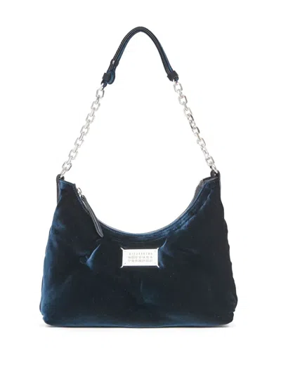 Maison Margiela Glam Slam Hobo Shoulder Bag In Blau