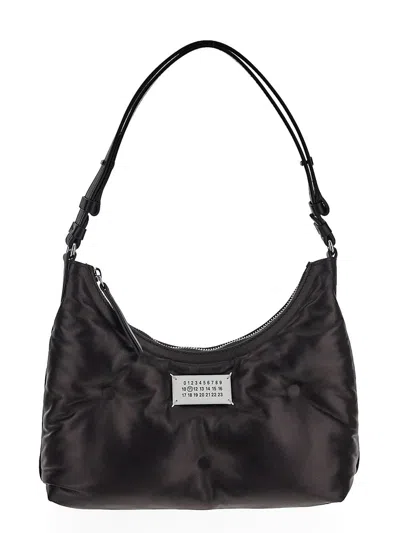 Maison Margiela Glam Slam Hobo Small Bag In Black