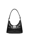 Maison Margiela Glam Slam Hobo Small Bag Woman Black In Black